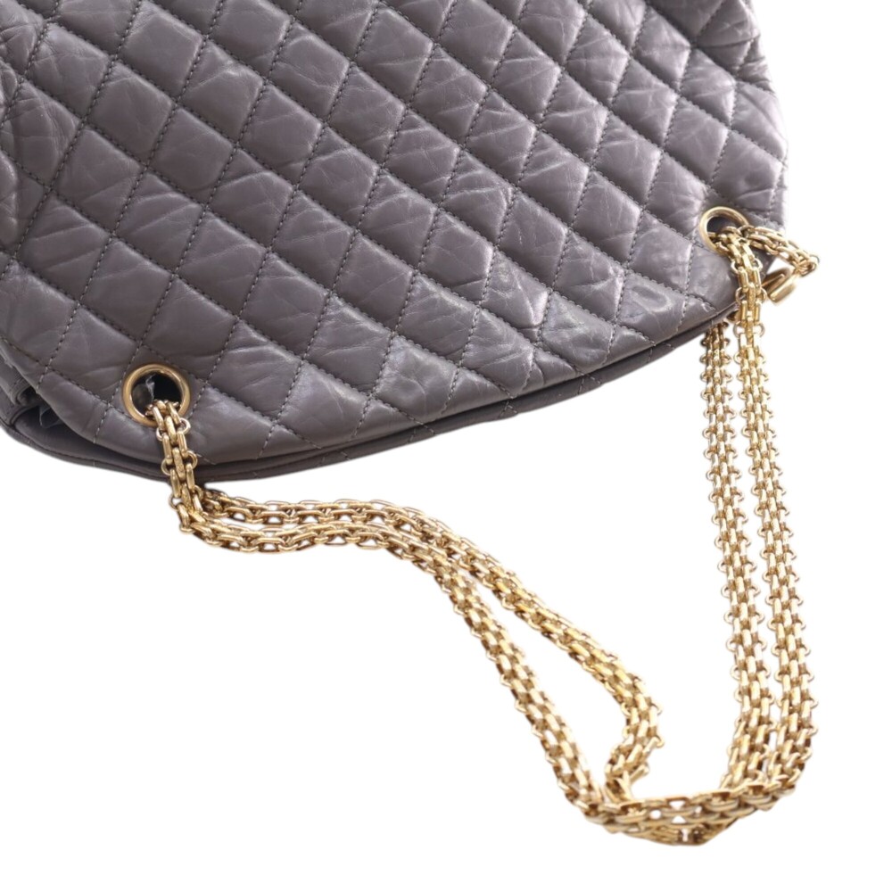 Pre-Loved Chanel Large Aged Calfskin Just Mademoiselle Bowling Bag - Picture 12 of 12